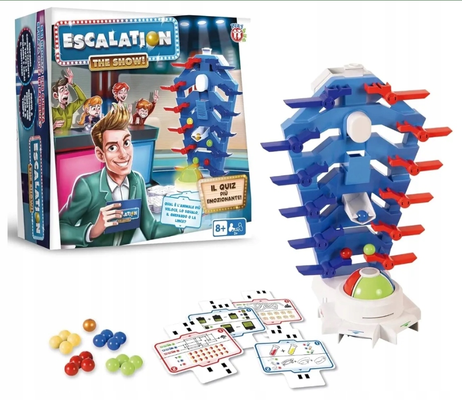 Gra Planszowa Escalation The Show IMC Toys Dynamiczna Gra Język Włoski