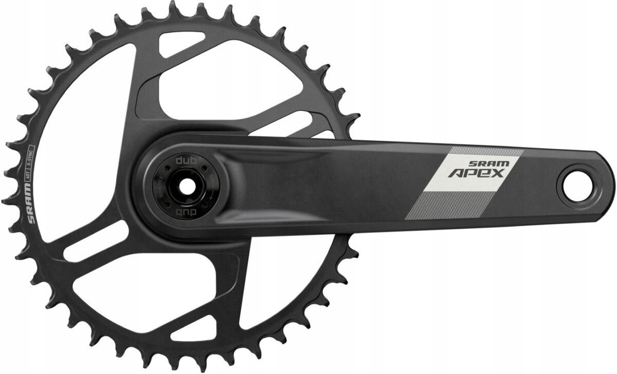 Sram kliky Apex 1 40T Dub Wide D1 1rychl. černá 172,5 12rychl.