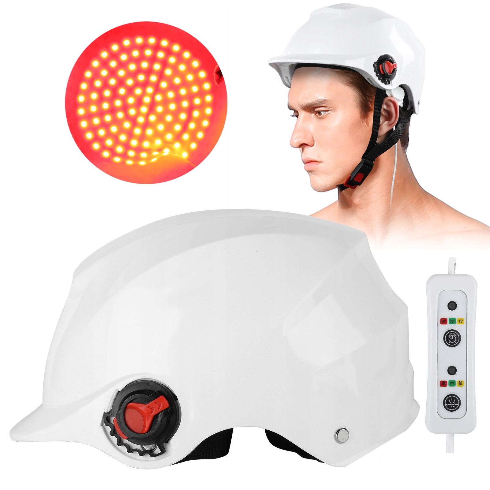 Led Čepice Pro Růst Vlasů Alopecie Stres Terapie Světlem Relaxace