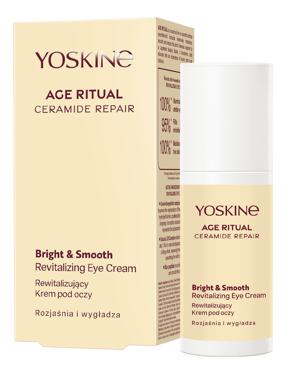 Yoskine Age Ritual Revitalizační krém pod oči Rozjasňuje a vyhlazuje 30 ml