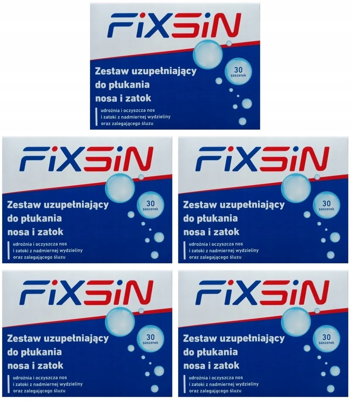 Fixsin Zestaw Uzupełniający Do Płukania Nosa/Zatok