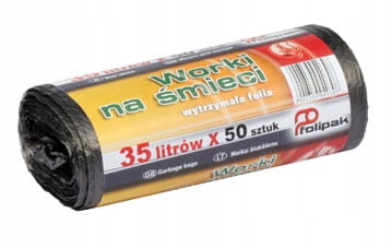 

Worki Na Śmieci 35L 50SZT Na Rolce Hdpe!