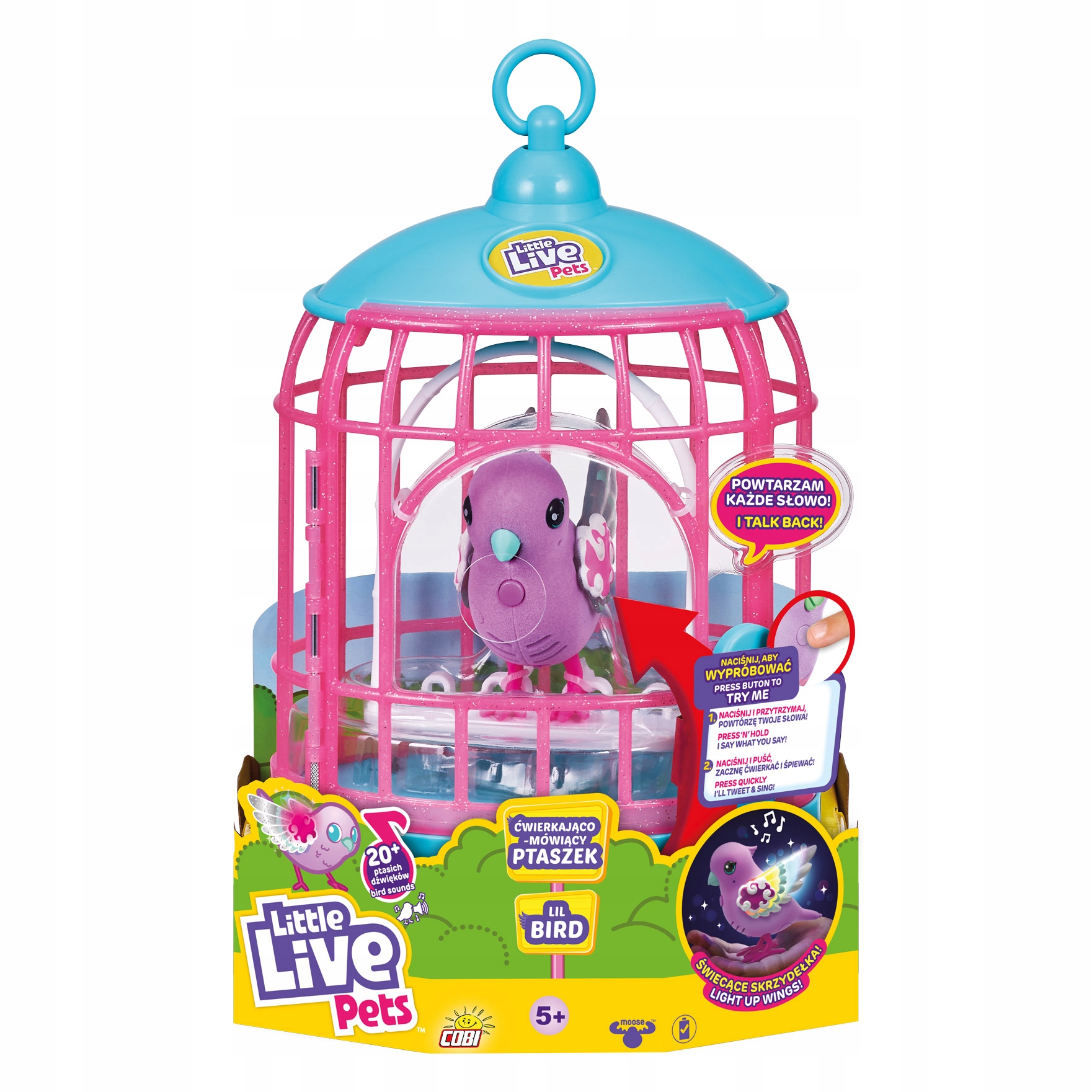 

Little Live Pets Ptaszek z klatką