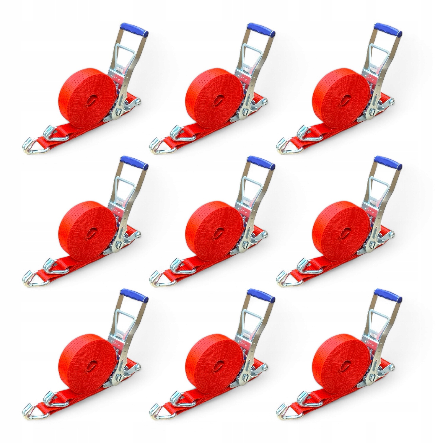 9x Originálne prepravné pásy Ergo 10 m/ 5T/ 50 mm Poľský Produkt Atest Tuv