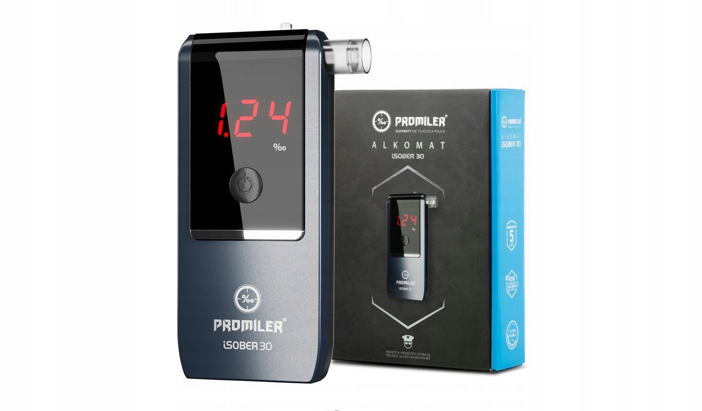 

Alkomat Promiler iSOBER 30 2x większa precyzja