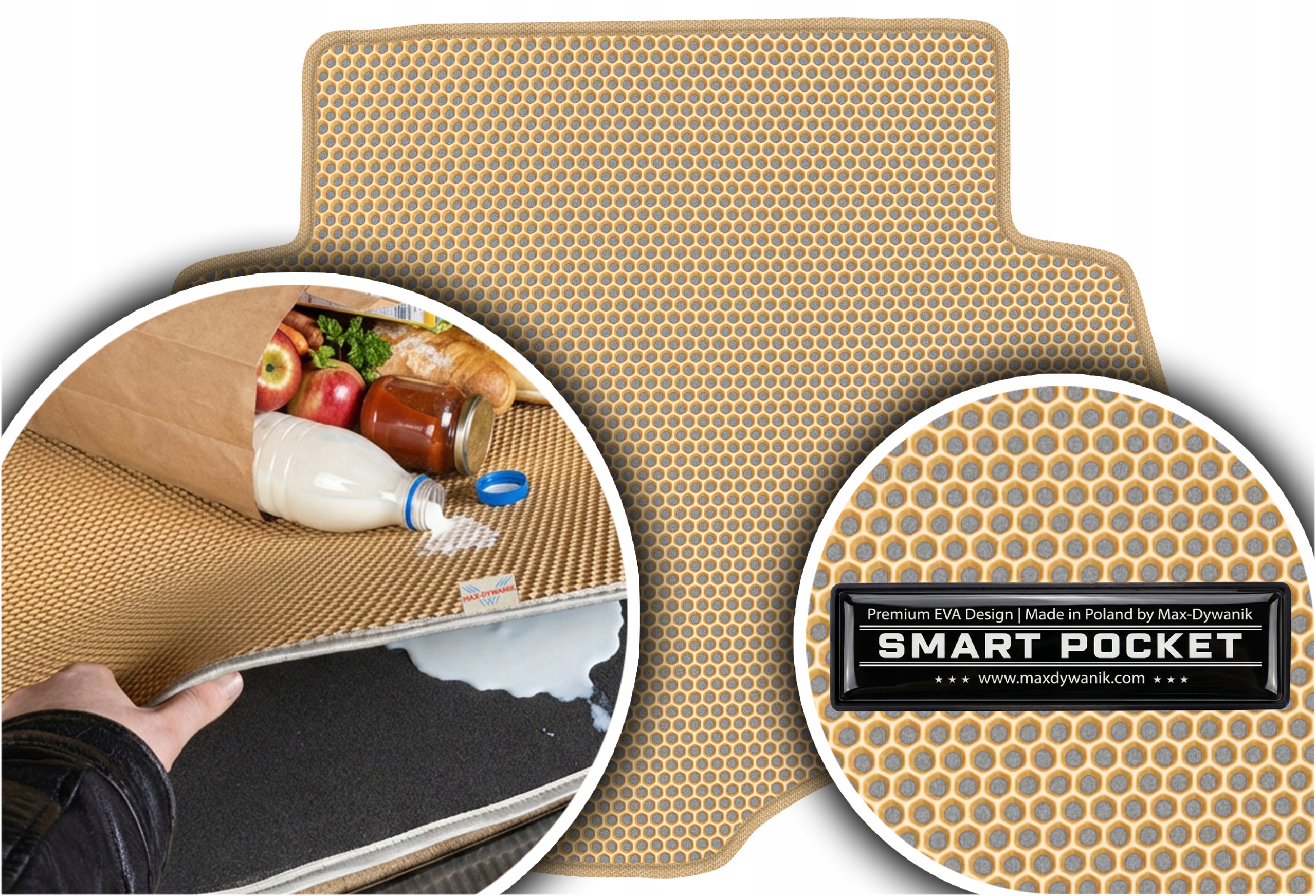 Nissan Almera I N15 Hb 1995-2000 Vložka do batožinového priestoru Eva Smart Pocket Béžová