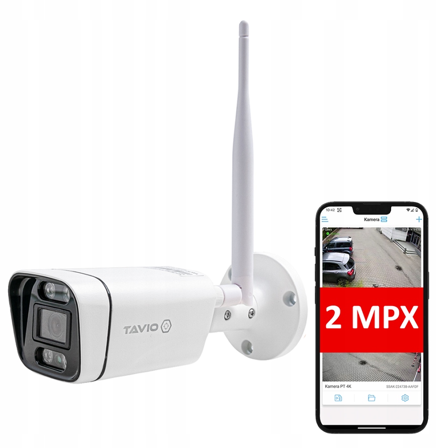 Ip kamera Tavio bullet, 1080p Wifi, Lan, Ir do 35 metrů, mikrofon, reproduktor