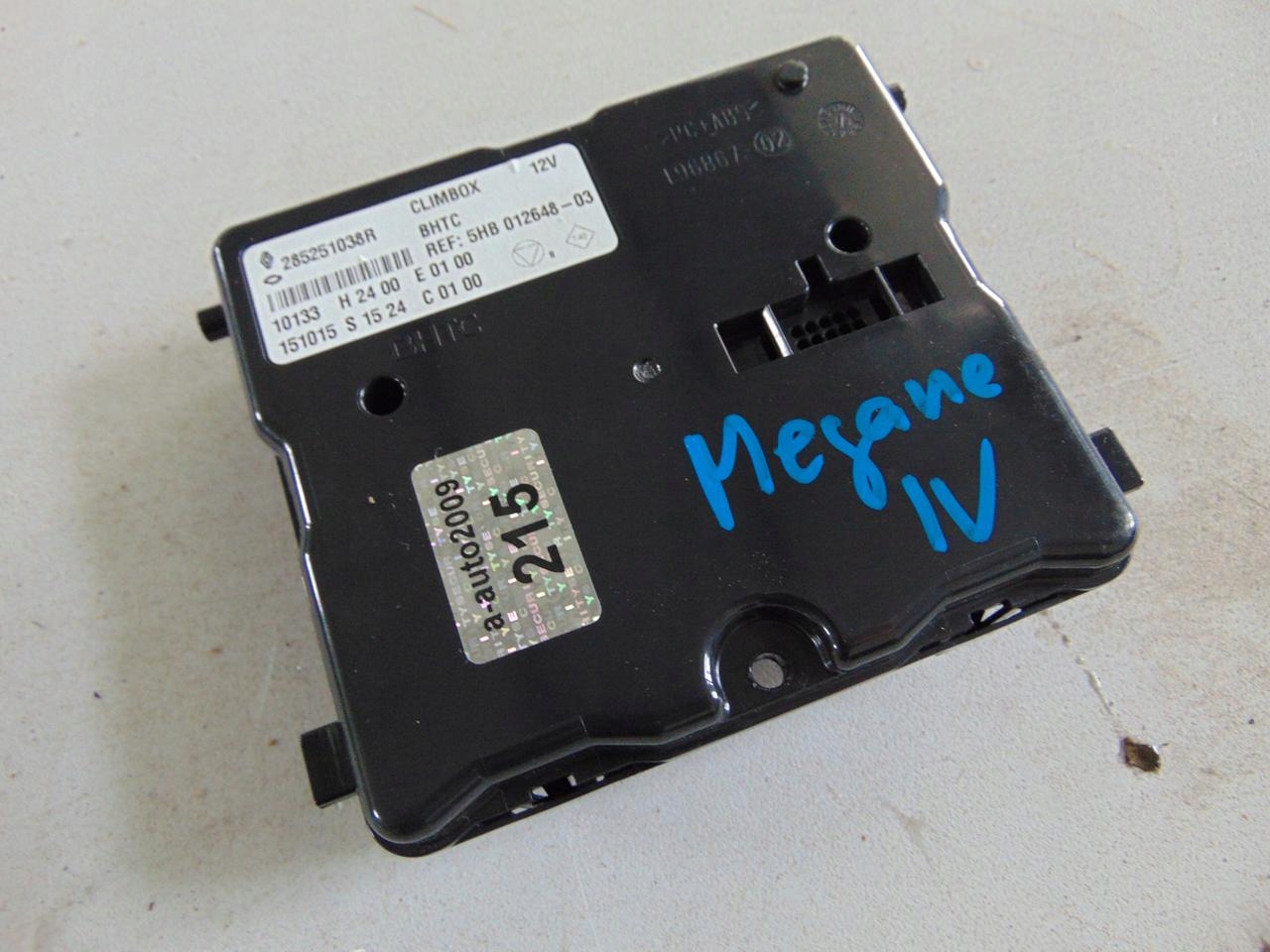 285251038R - Клімат-контроль CLIMBOX RENAULT Megane IV