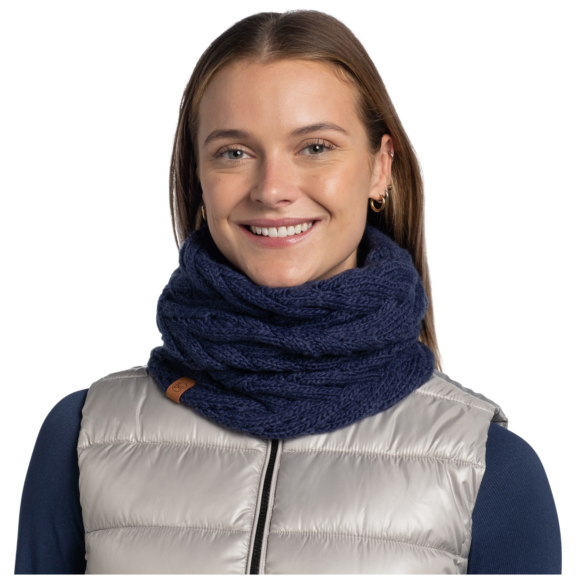 Buff a fleecový šátek Buff Nákrčník Midnight, jedna velikost