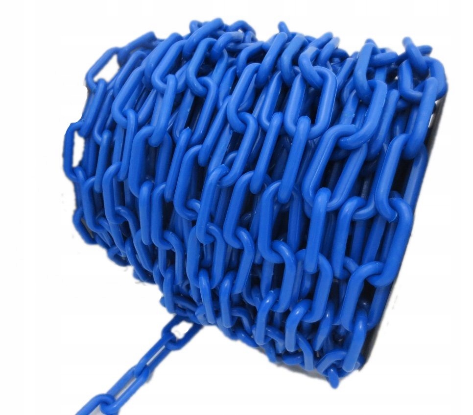 Łańcuch plastikowy 6mm metrów NIEBIESKI