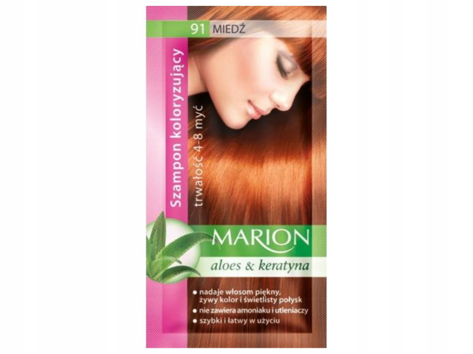 

Marion Szampon Koloryzujący 4-8 myć 91 Miedź 40 ml