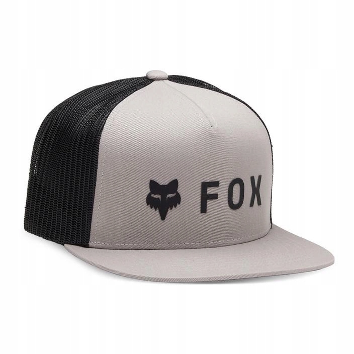 Kšiltovka Fox Absolute Mesh Snapback Steel Grey šedá Bonus