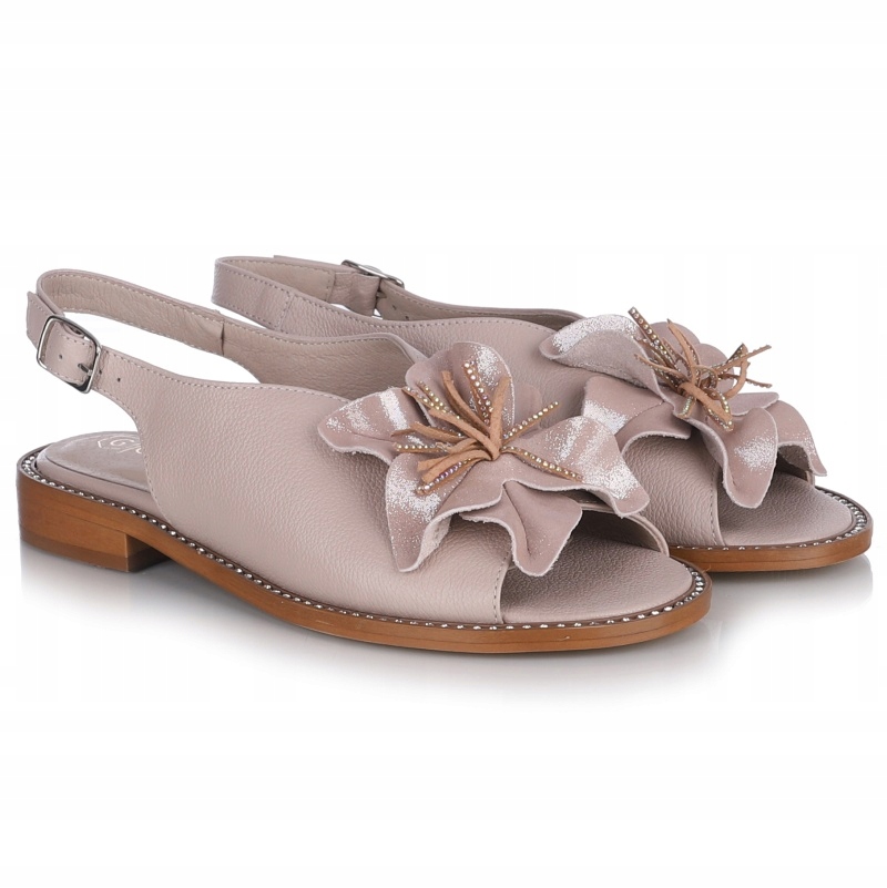 Dámské sandály Gamis 7811 G 9 béžové Kůže VEL.40