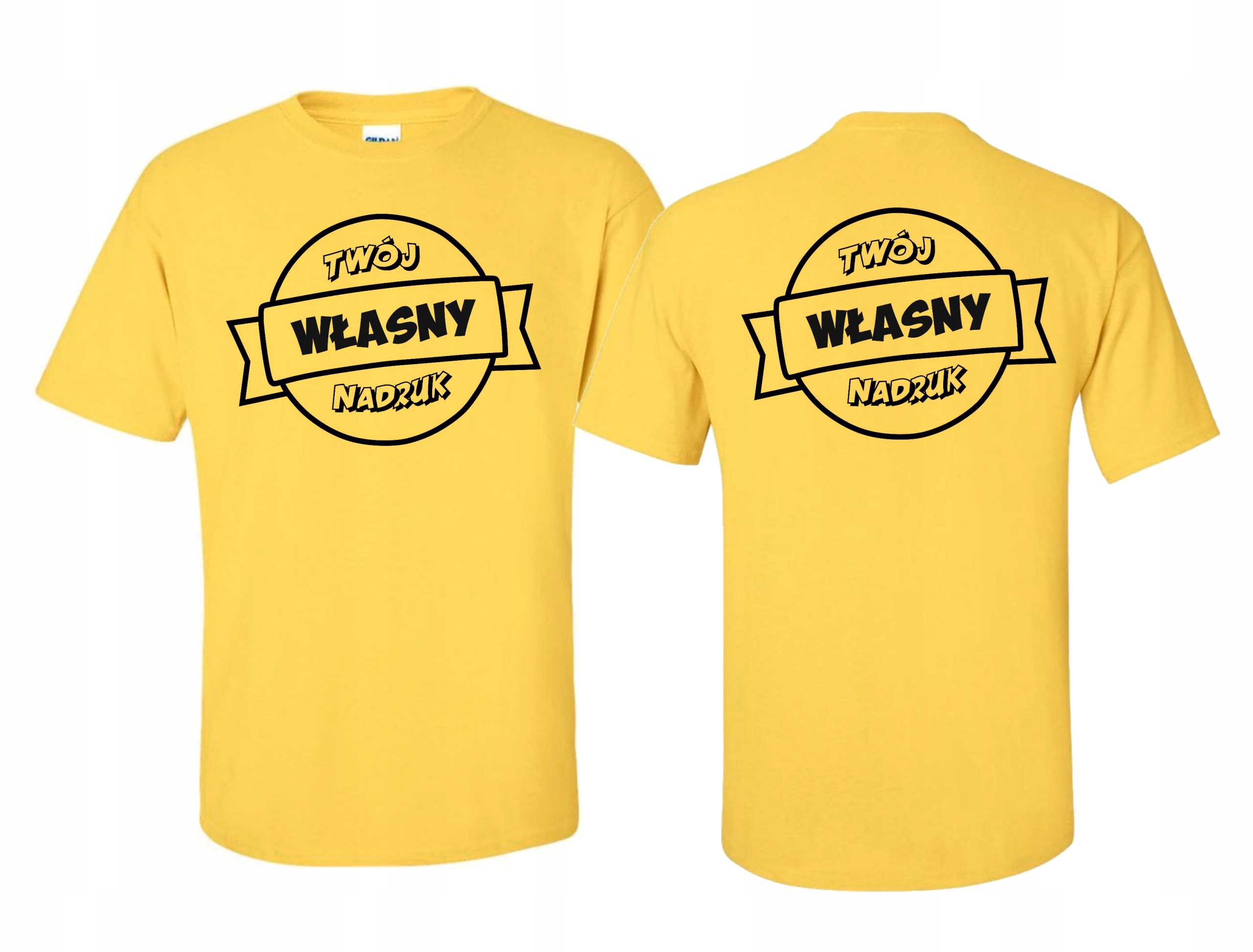 

Koszulka T-Shirt z własnym nadrukiem męska Premium