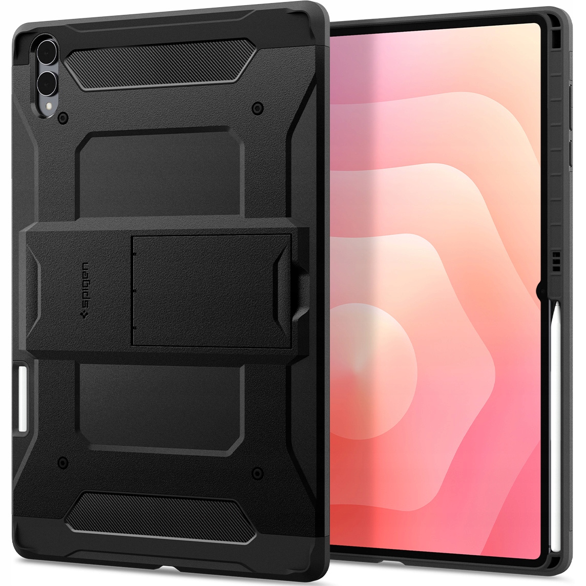 Puzdro Spigen pre Galaxy Tab S11 Ultra, hybridné puzdro s podstavcom, pevné