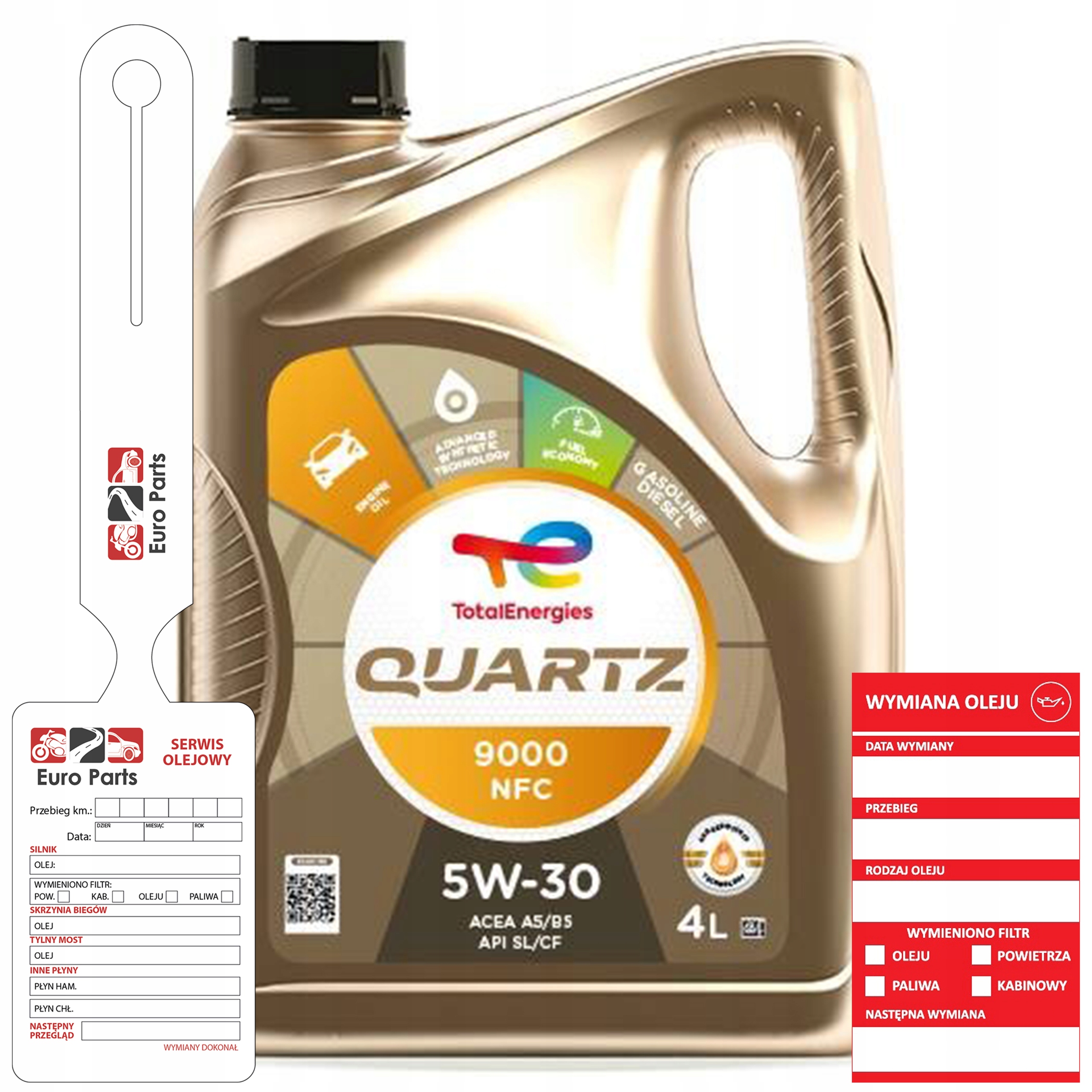 Olej silnikowy Total Quartz 9000 Nfc 5W30 4L
