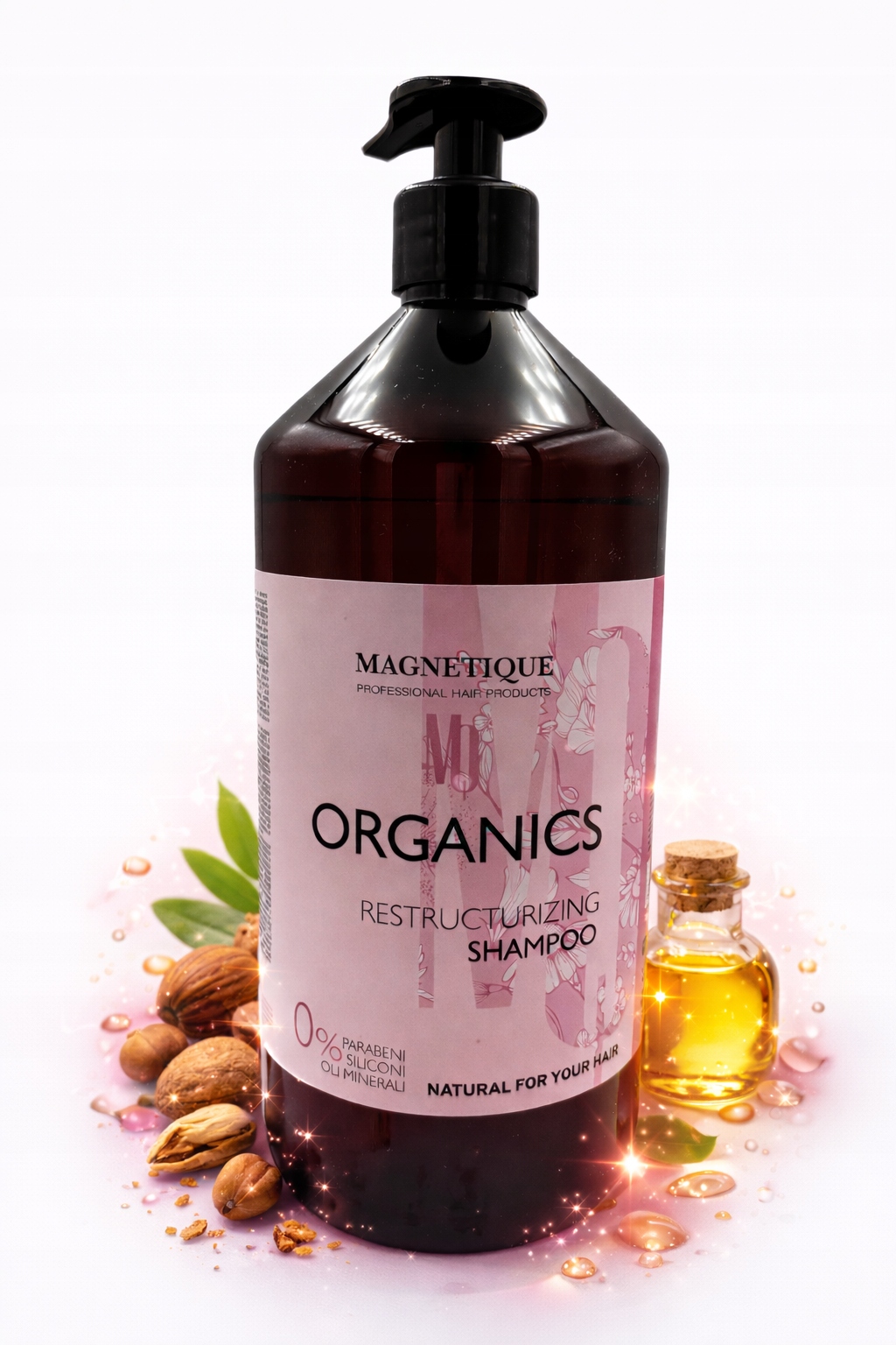 Magnetique Organics Restructurizing Shampoo – szampon regenerujący 1000 ml