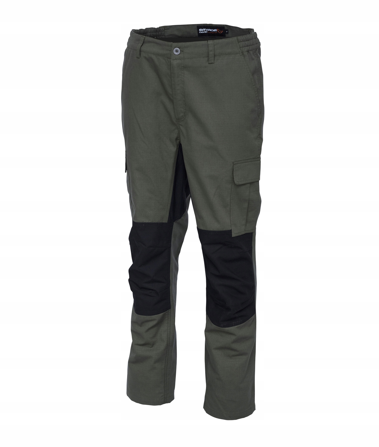 Spodnie SavageGear Fighter Olive Night odcienie zieleni r.M Na Ryby,Do Lasu