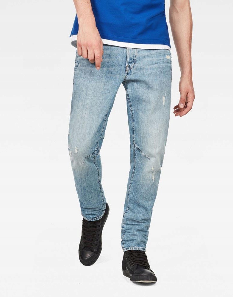 B5D217 3D Džíny Střihu Straight Tapered G-star Raw 28/32