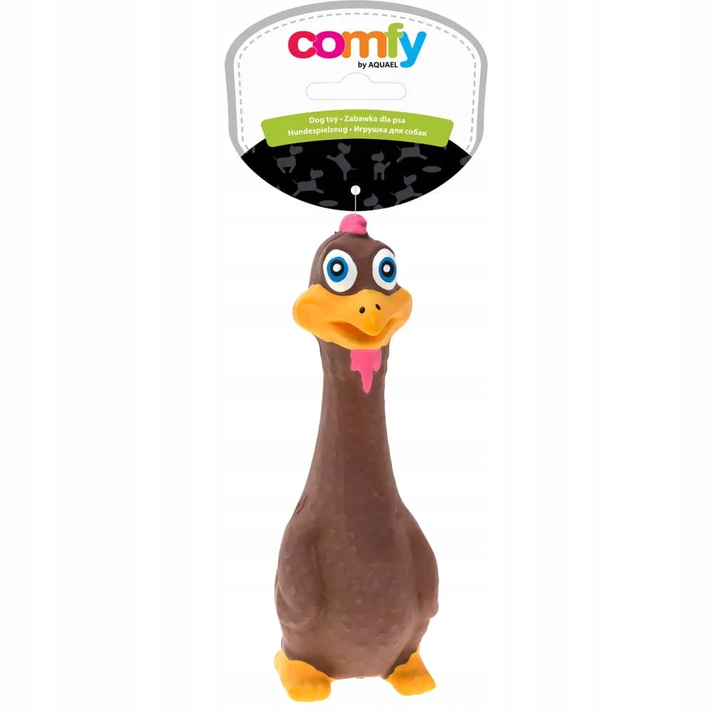 

Piszcząca zabawka psa gryzak Comfy Farm Kurczak