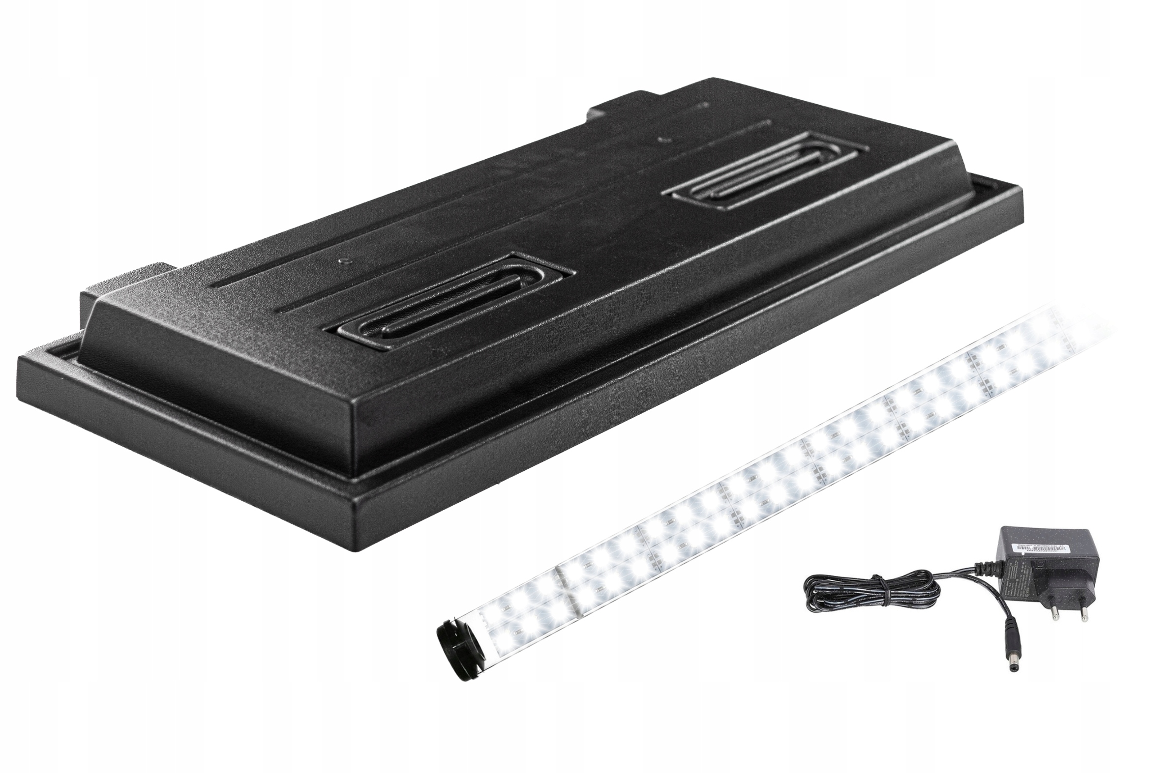 Levně Kryt do akvária 100x40 černý Led osvětlení Bílé 8520