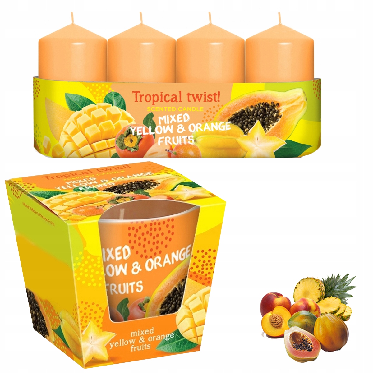 

Świeca zapachowa Tropical Twist Bartek
