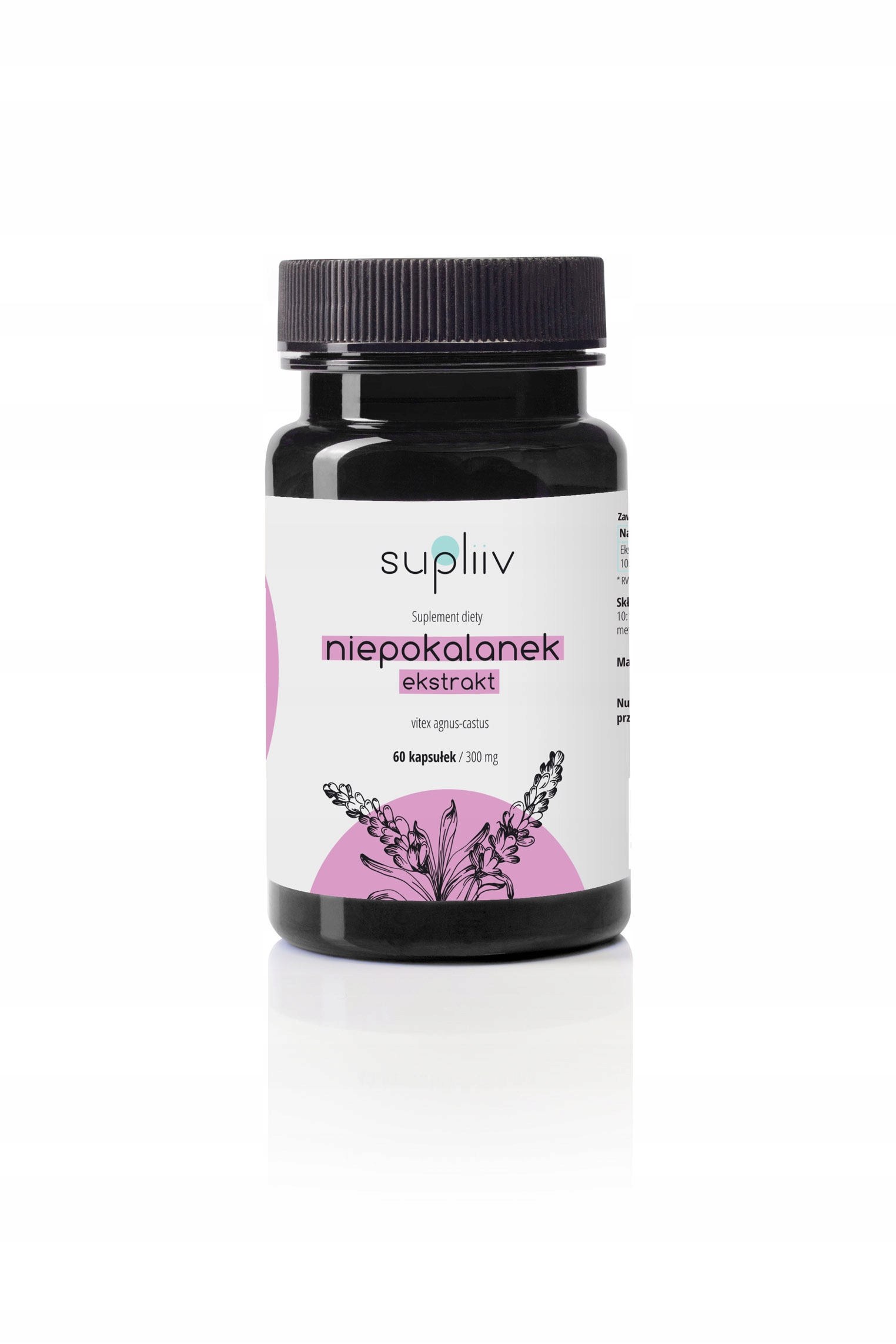 

Niepokalanek ekstrakt Vitex Hormony Menopauza cykl