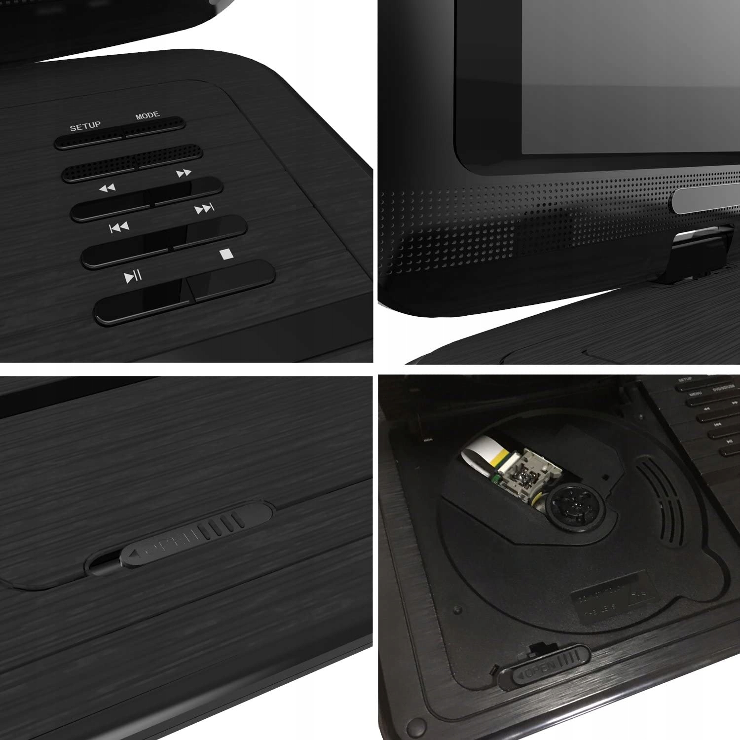 PRZENOŚNY ODTWARZACZ DVD 9,5'' SENDERS USB Marka inna