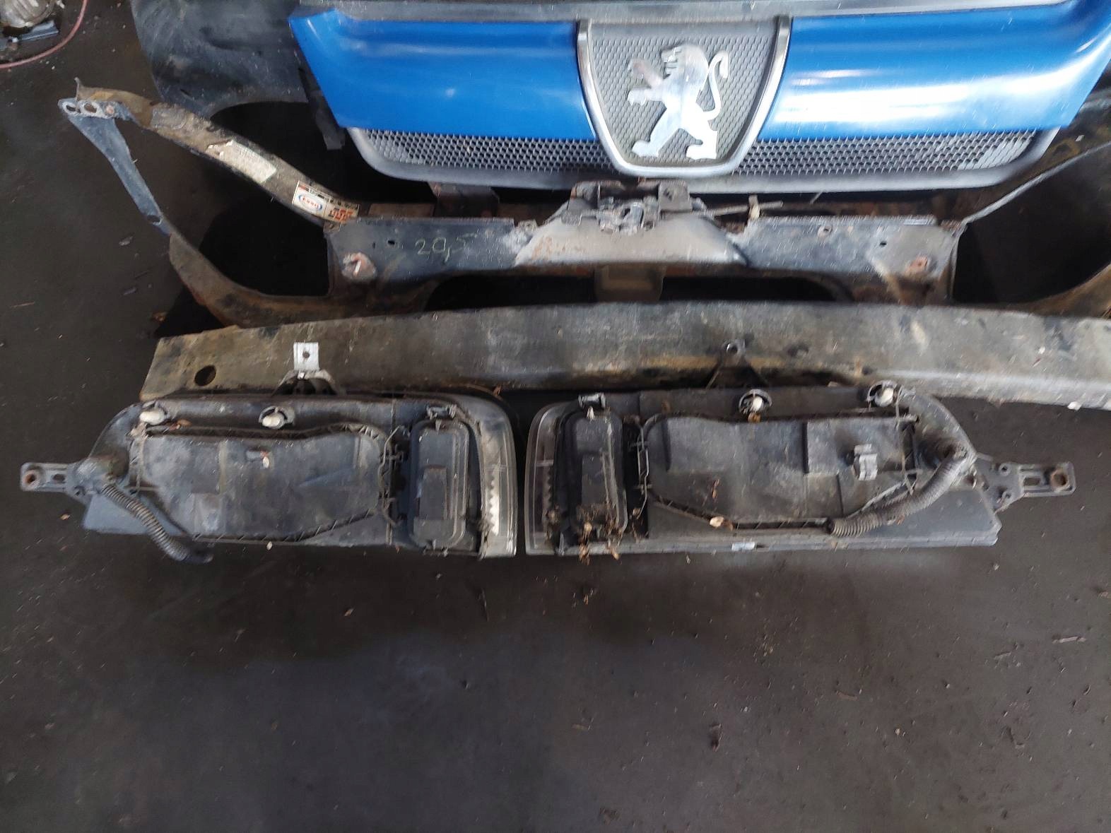 complete front bonnet bumper light PEUGEOT BOXER and LIFT KPV