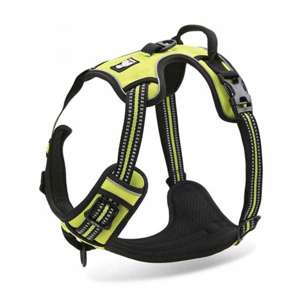 Levně Postroj pro psa Front Line Truelove neonový S