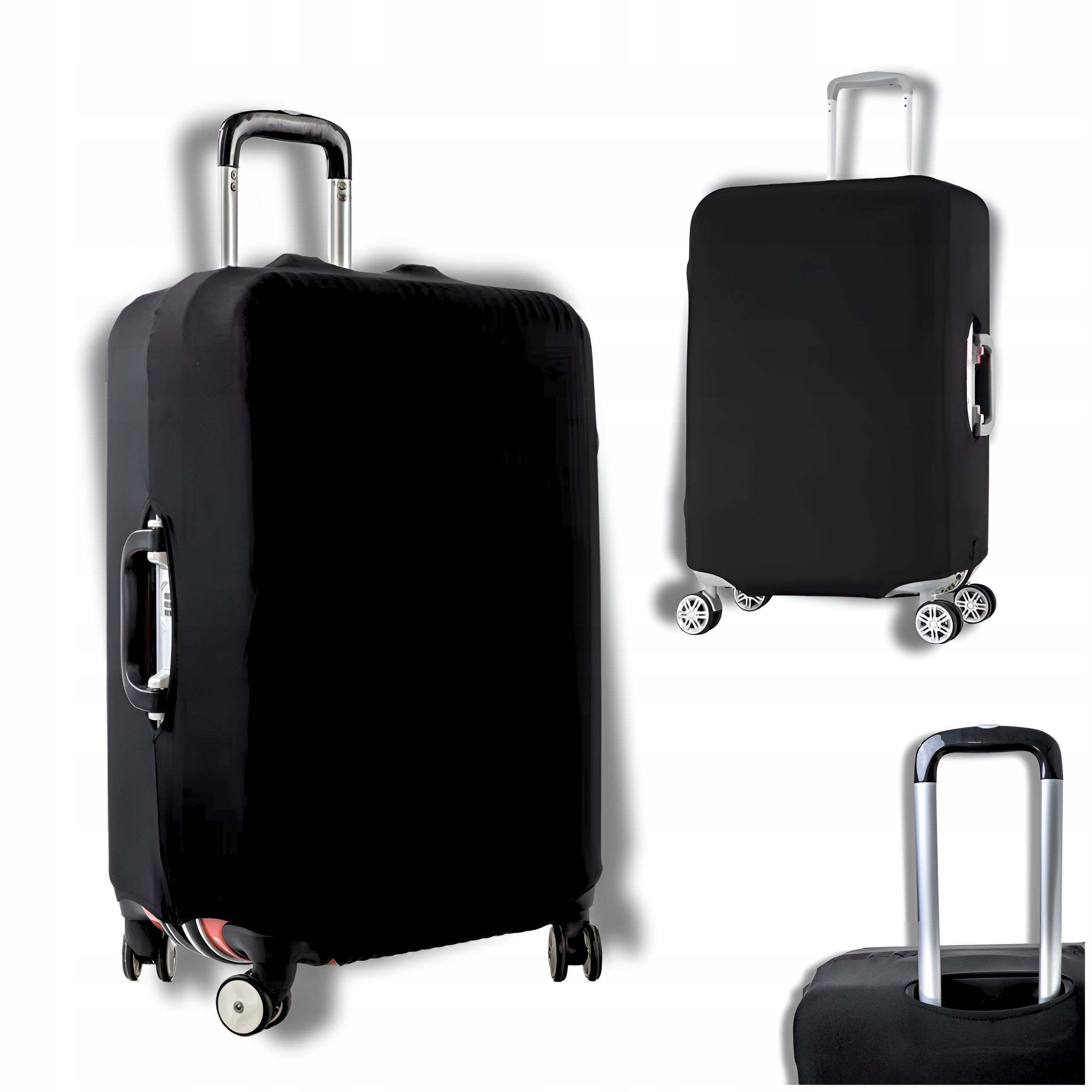 Pokrowiec Na Walizkę Podróżną Etui Ochronne Na Bagaż Elastyczny M 62 CM