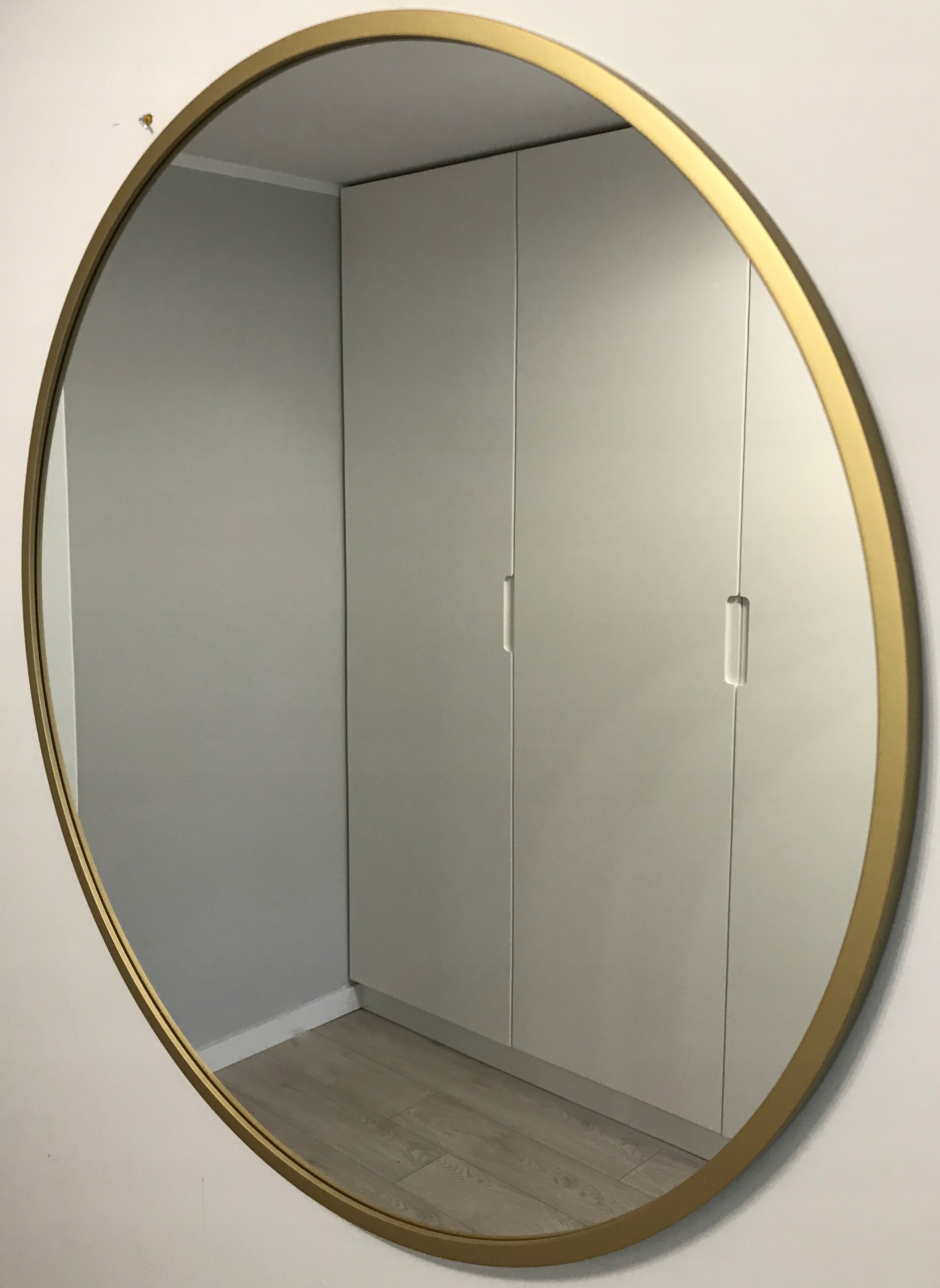 LUSTRO OKRĄGŁE ZŁOTE LOFT 75 CM GOLD Marka Lawabo Mebel