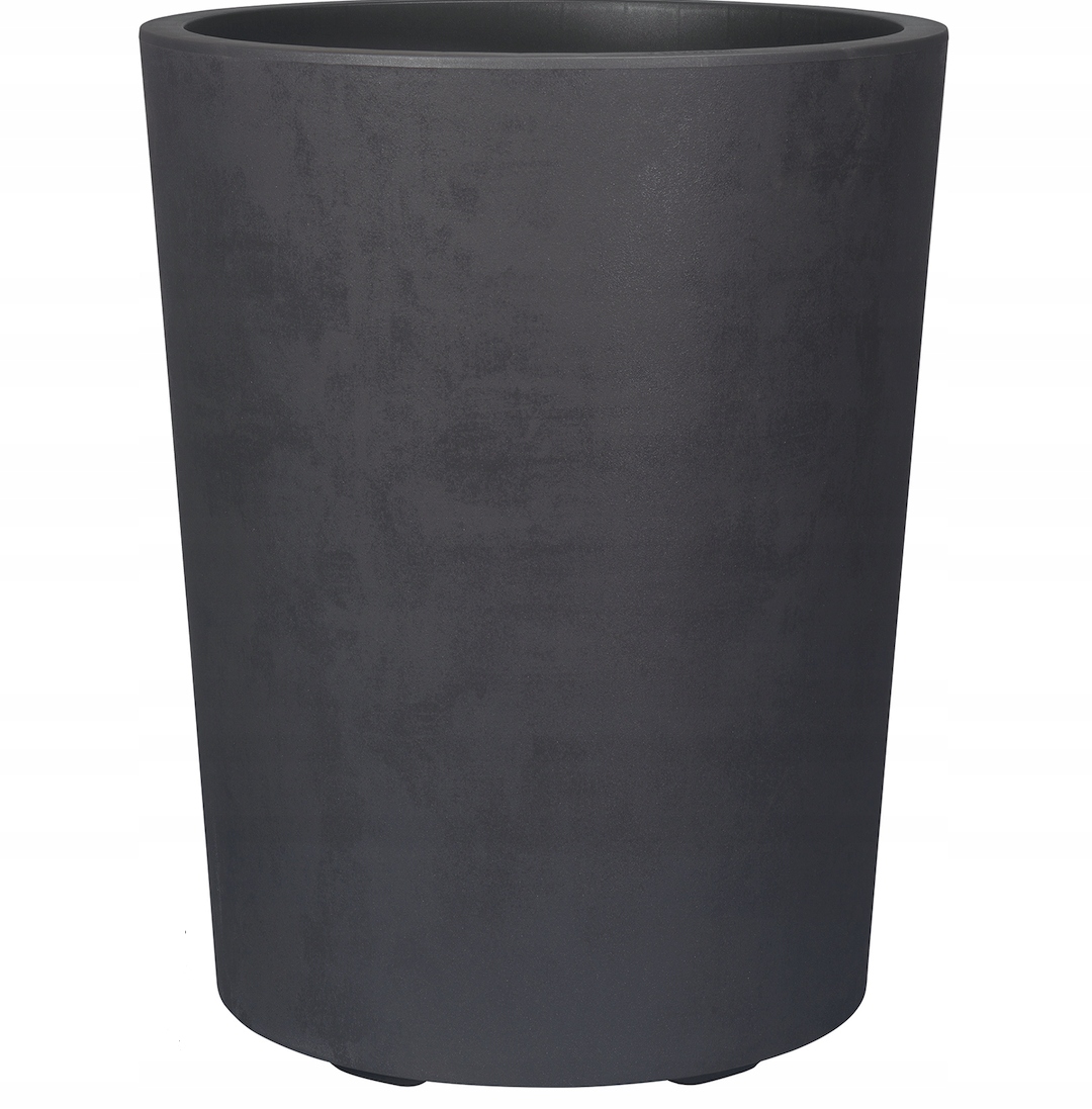 Donica duża Doniczka okrągła śr. 43,5cm Deroma Vaso Millennium Antracyt