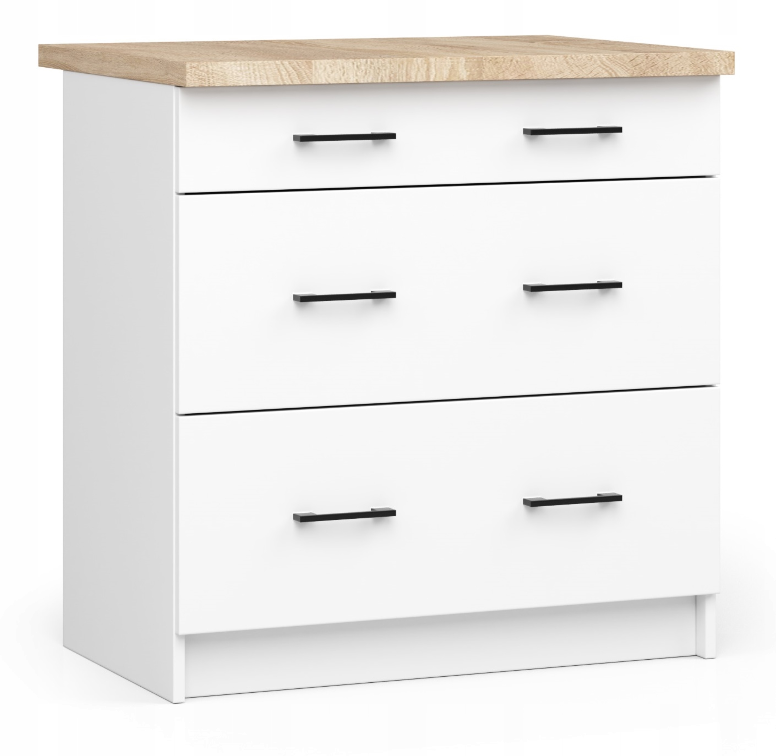 

Szafka kuchenna Oliwia S 80cm 3S biała