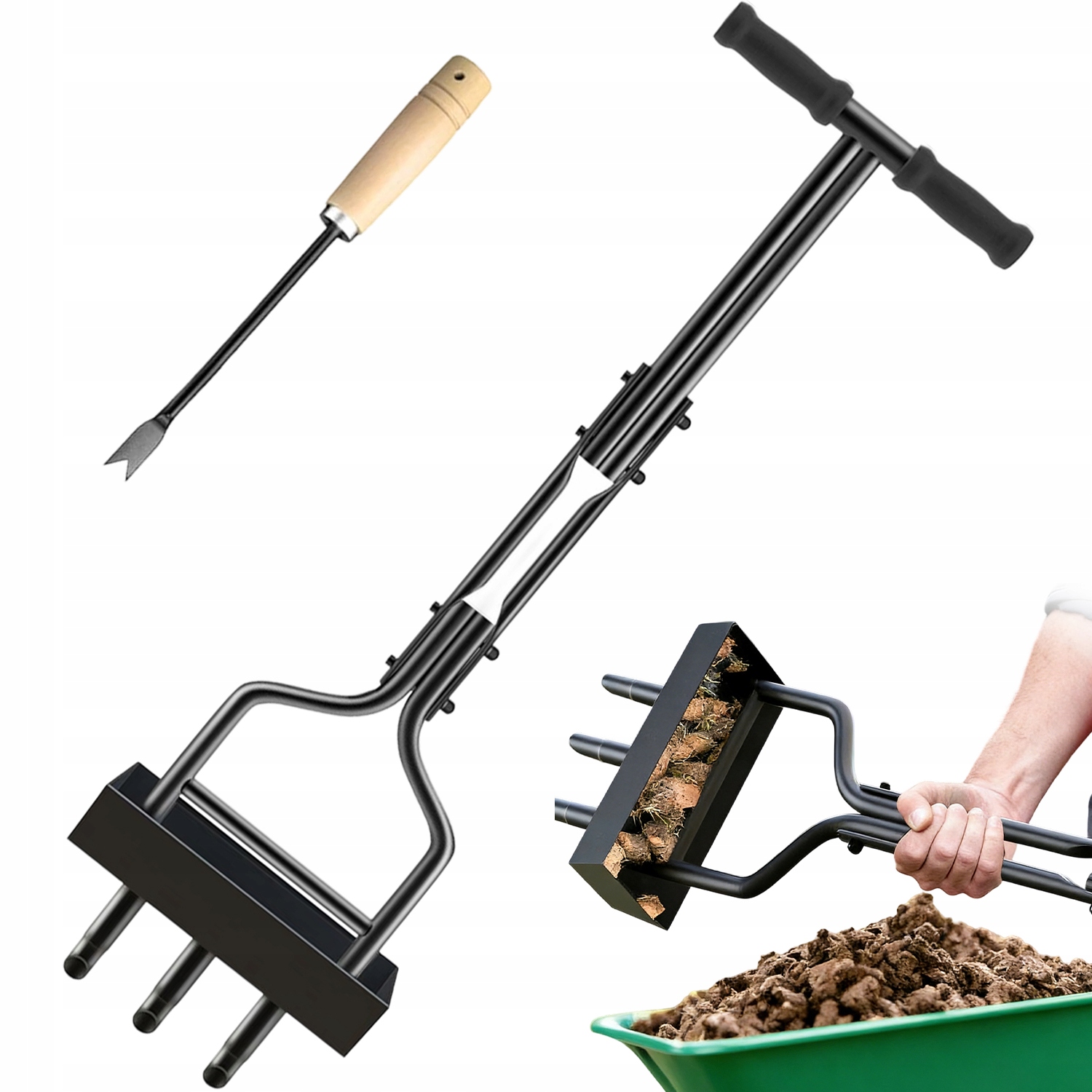 Provzdušňovač Trubkový Ruční Provzdušňovač 96*20 CM, Profesionální Nožní Páka