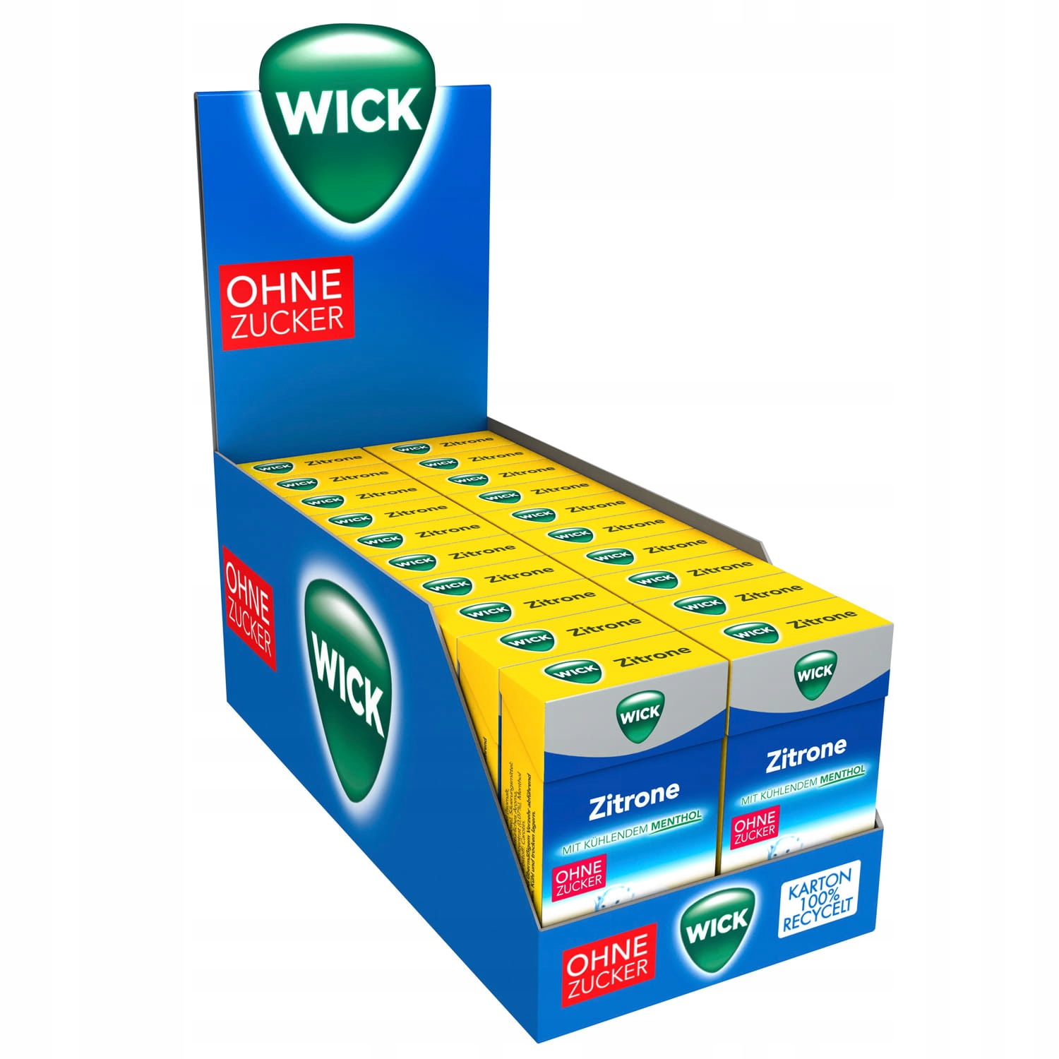 Levně Wick ZItrone pastilky na cucání bez cukru 20x46 g