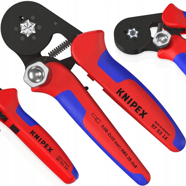 Knipex обтискні плоскогубці 0,08-16 мм2