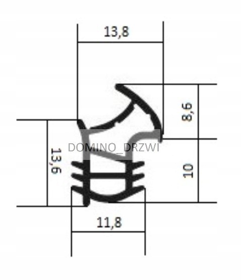 USZCZELKA OŚCIEŻNICA METALOWA GERDA KMT PORTA BRĄZ JASNY 8 mb Kod producenta STL 7505 BRĄZOWA