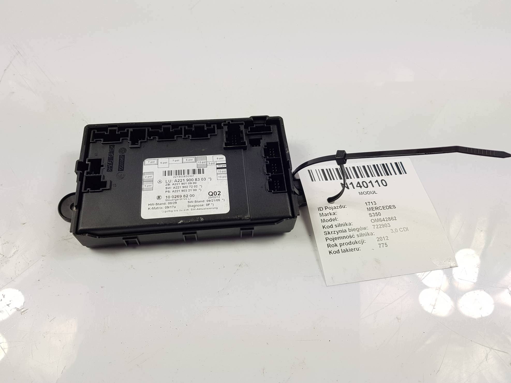 modul A2219008303 MECEDES S350 W221