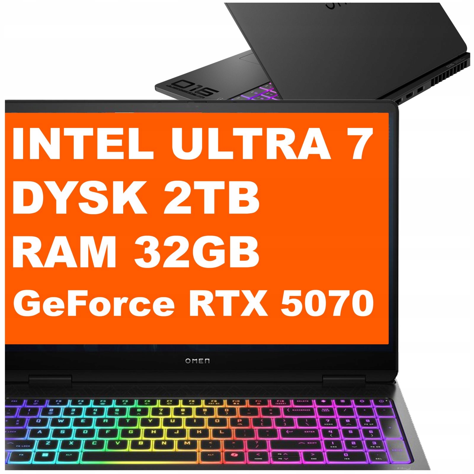 Notebook Hp Omen Max 16-ah Ultra 7 32GB 2TB Rtx 5070 Wqxga Win 11 Černý