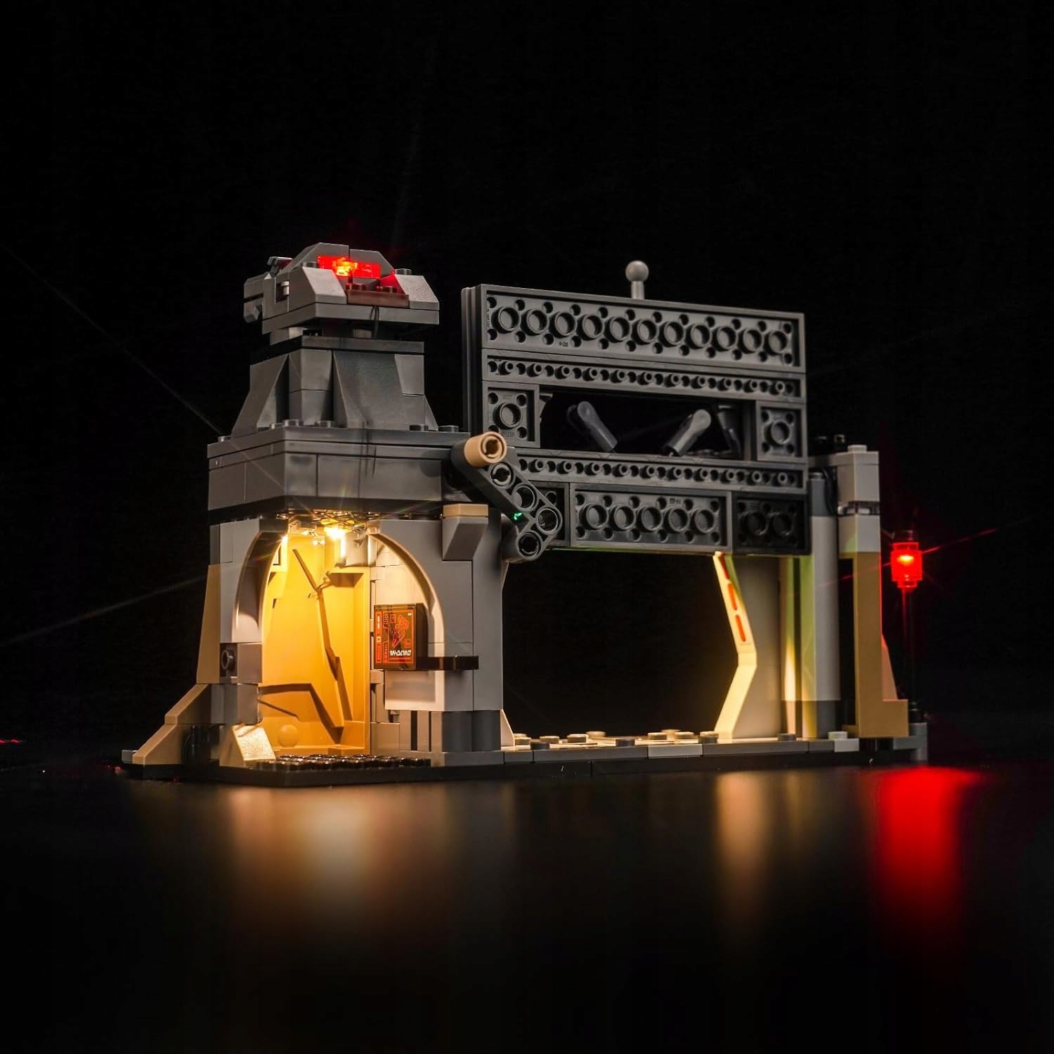 Led BrickBling kompatybilny z Paz Vizsla i Moff Gideon Battle 75386