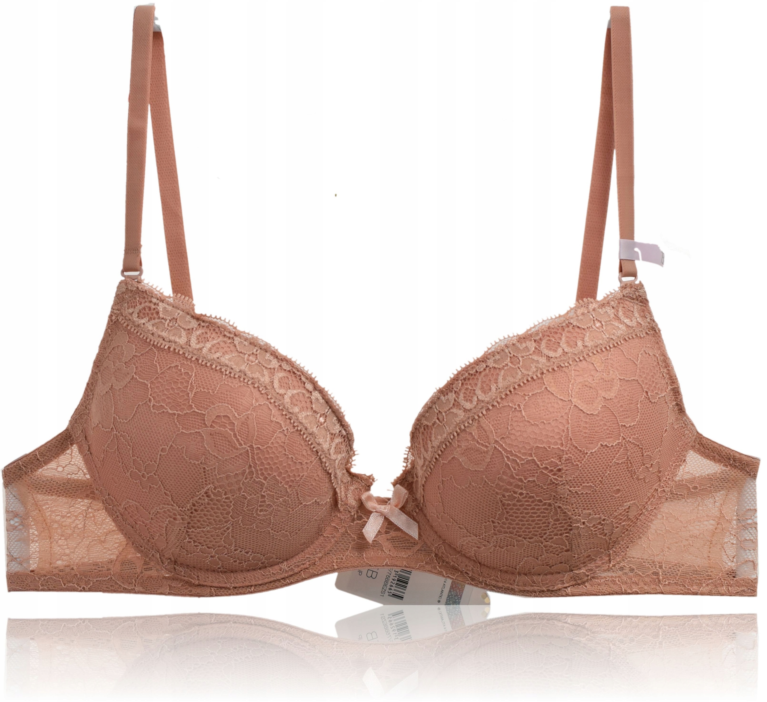 

Atlantic biustonosz Push-up koronkowy beż nude 70B