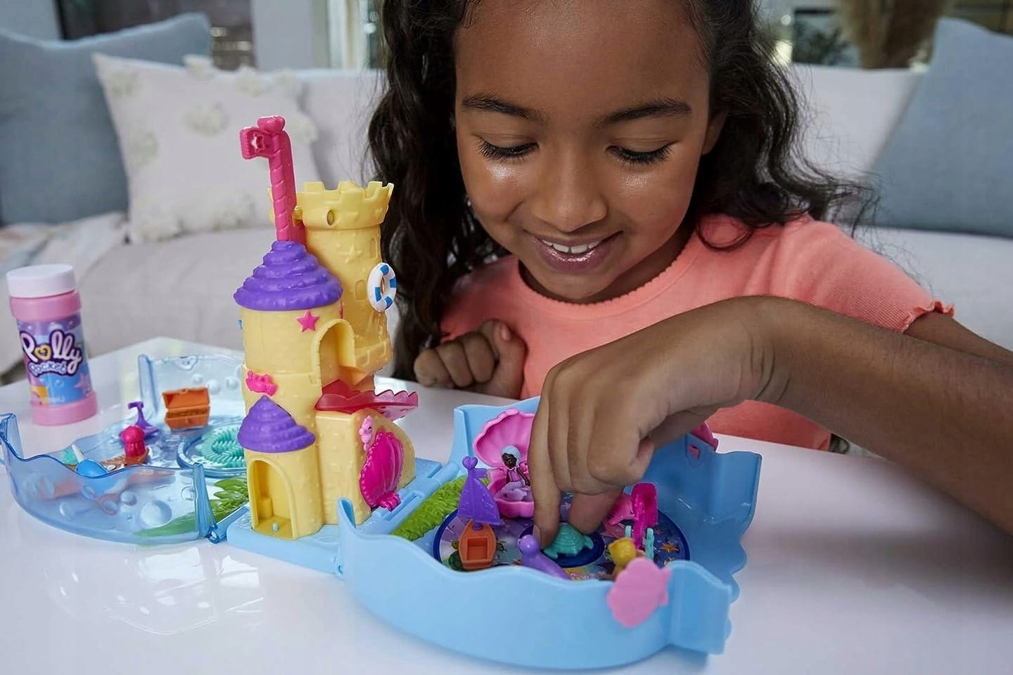 POLLY POCKET BĄBELKOWE AKWARIUM ZESTAW LALKI AKCESORIA HHH51 MATTEL Bohater Polly Pocket