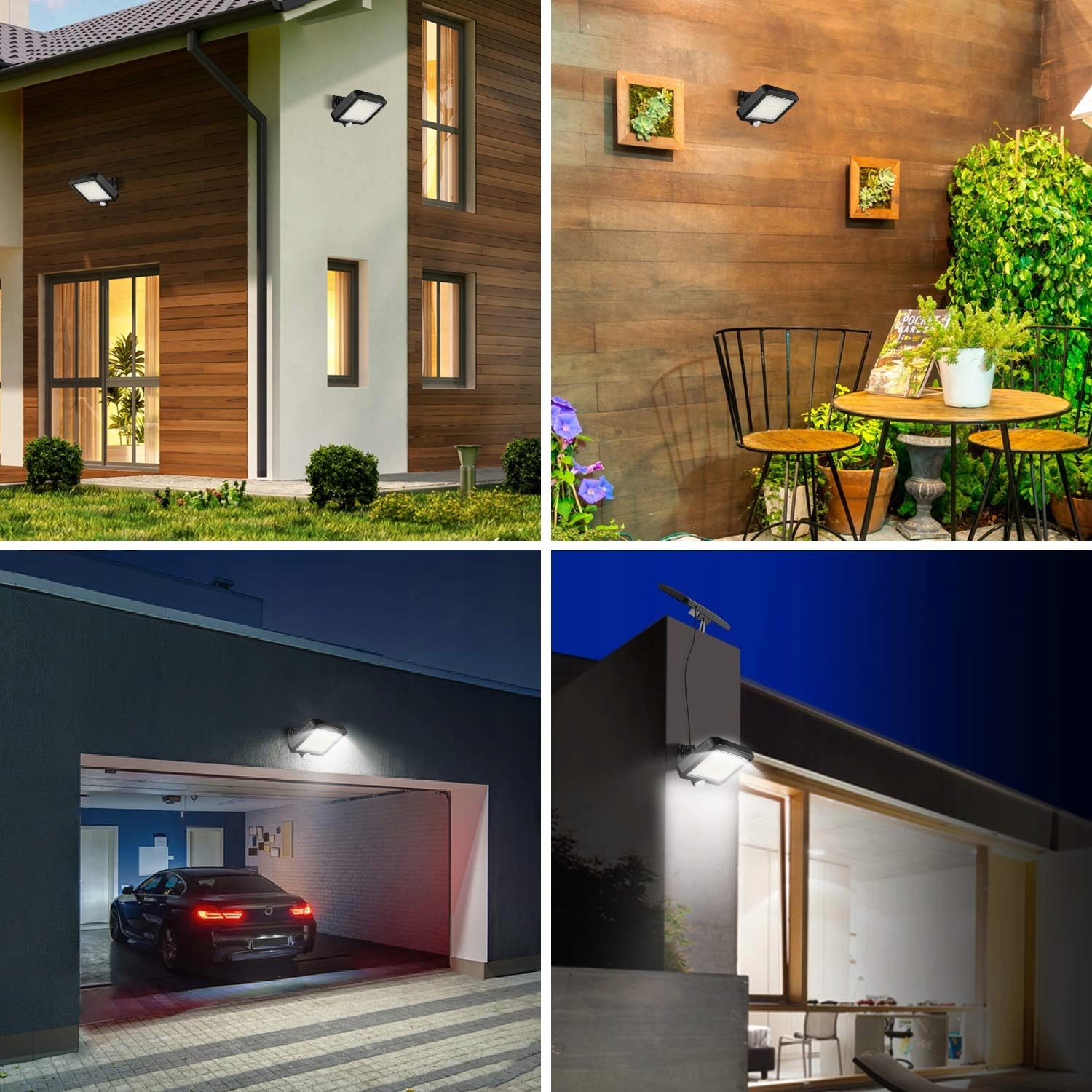 MPJ Solarne Oświetlenie Zewnętrzne 56LED Czujnik Ruchu — miniatura 6