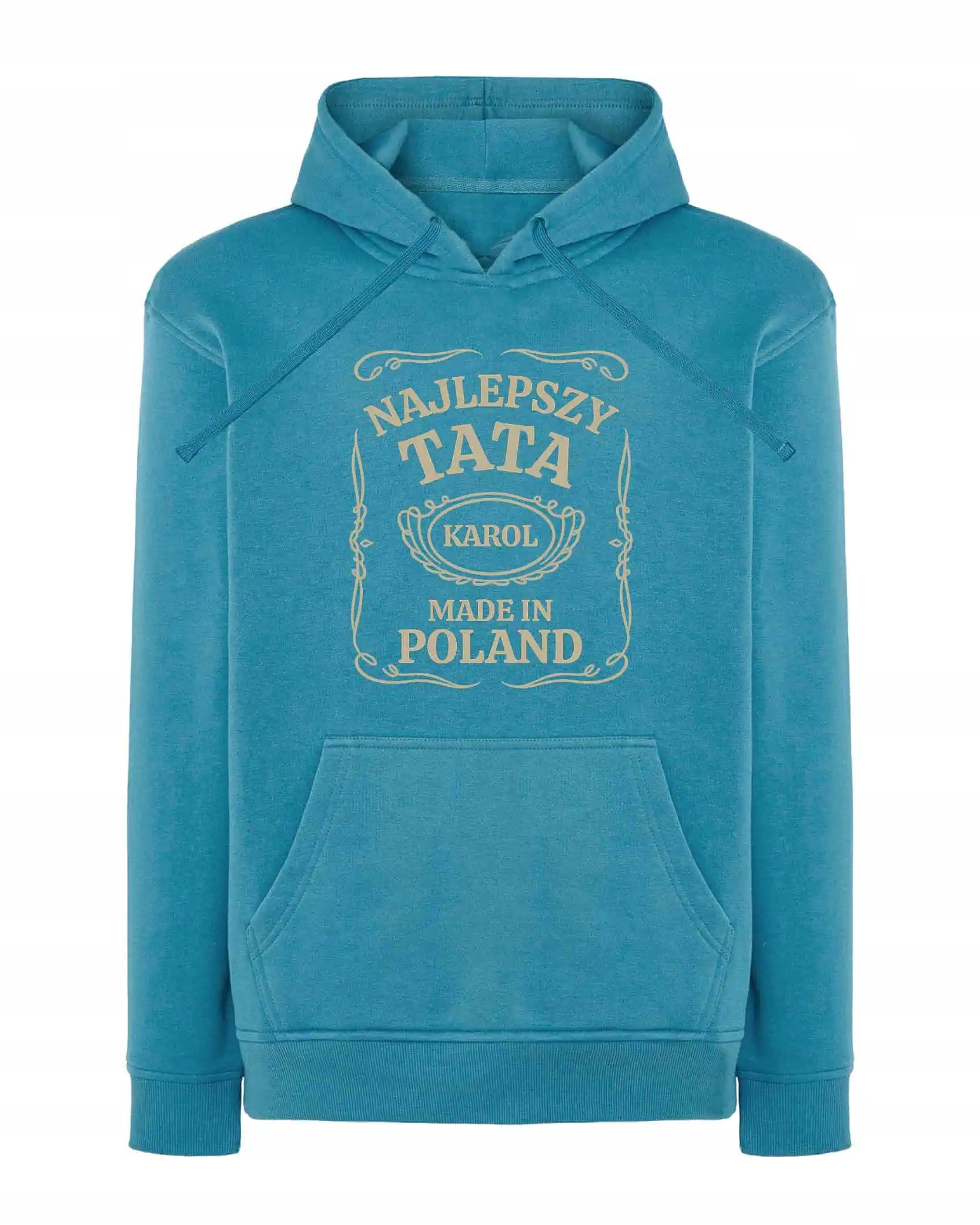 Mikina s kapucí Den mužů Nejlepší Dárek Modrá M