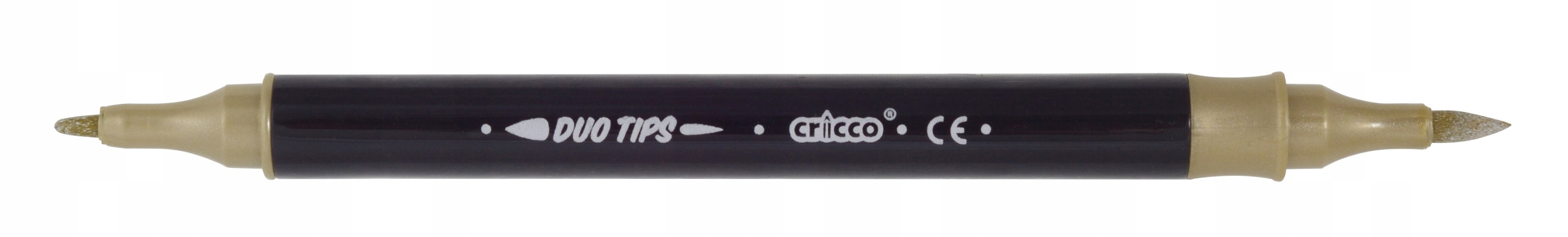 Pisaki metaliczne pędzelkowe złoty srebrny CRICCO Kod producenta CR385B2