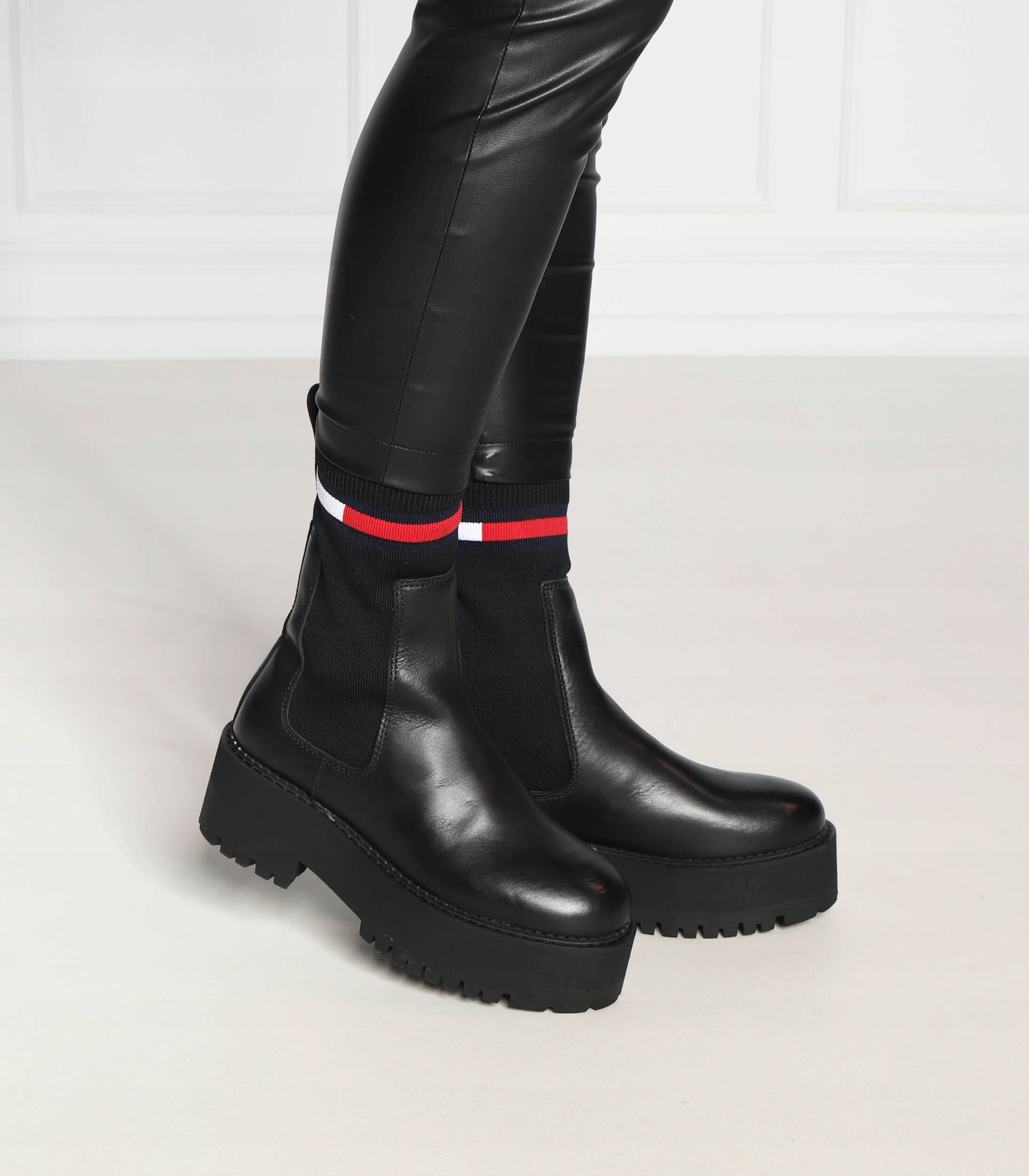 Botki sztyblety wsuwane Tommy Jeans 36