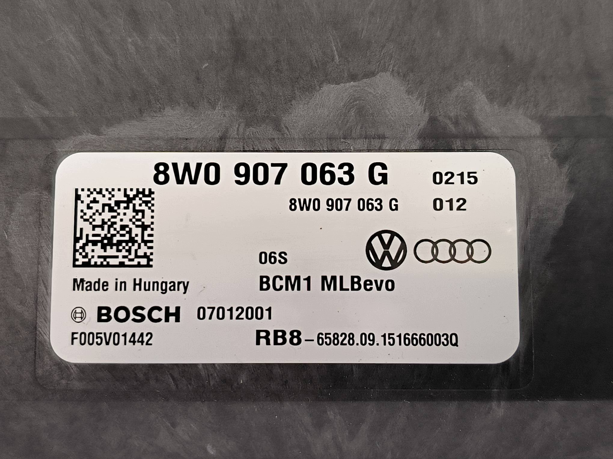 modul 8W0907063G BCM AUDI Q7 II 4M