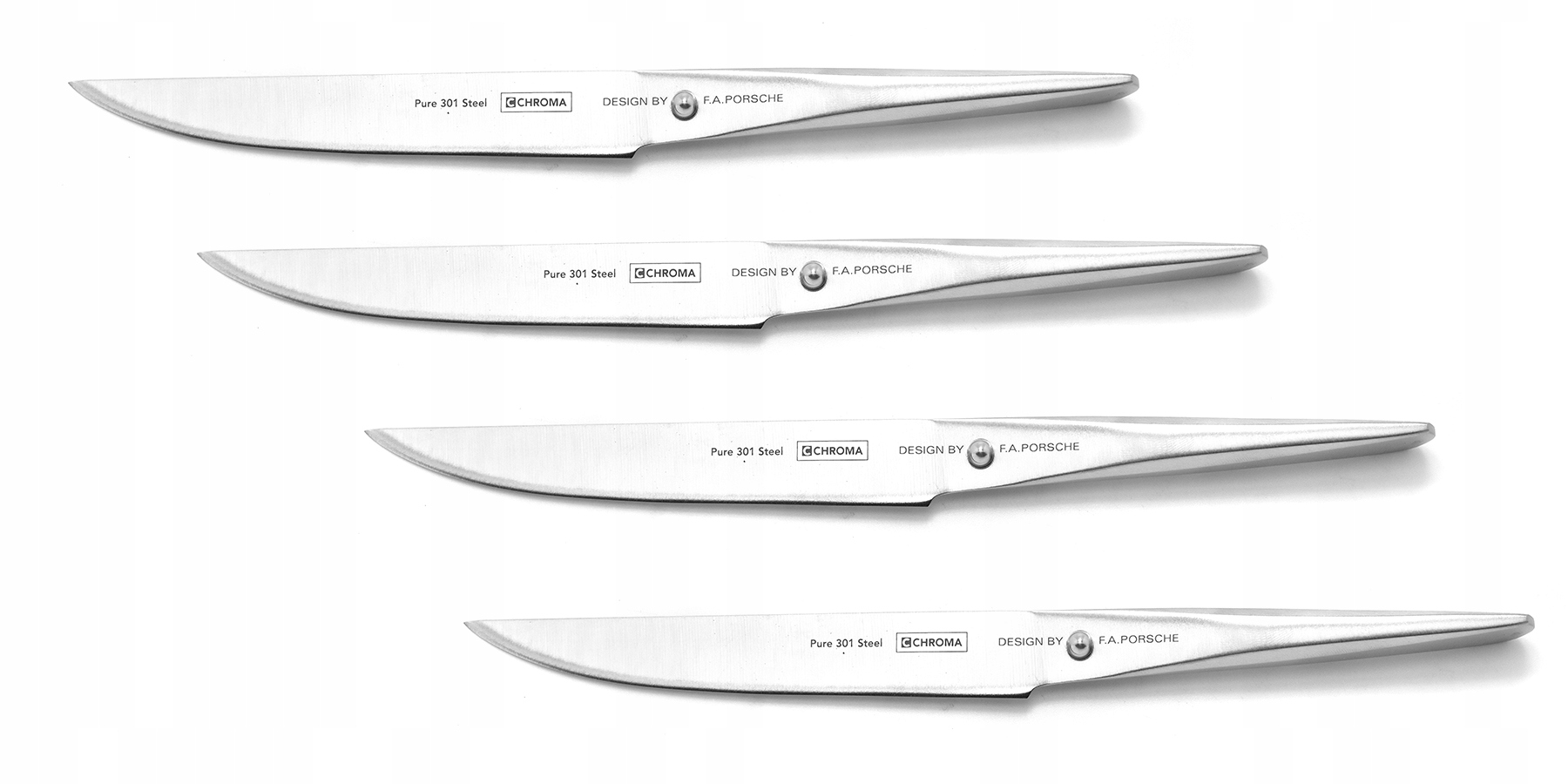 Sada nožov na steaky 120 mm Chroma typ 301