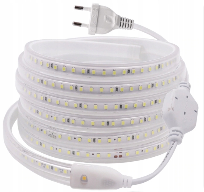 2835 Zestaw taśma 100LED/m 15m zimna 230V IP67